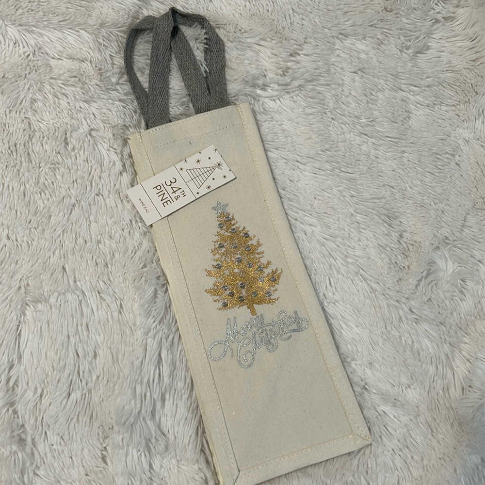 Christmas Wine Bag